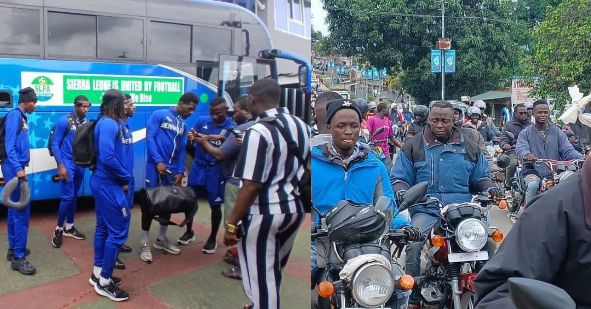 Leone Stars Receive Hero’s Welcome in Bo Ahead of Liberia Friendly at Southern Arena