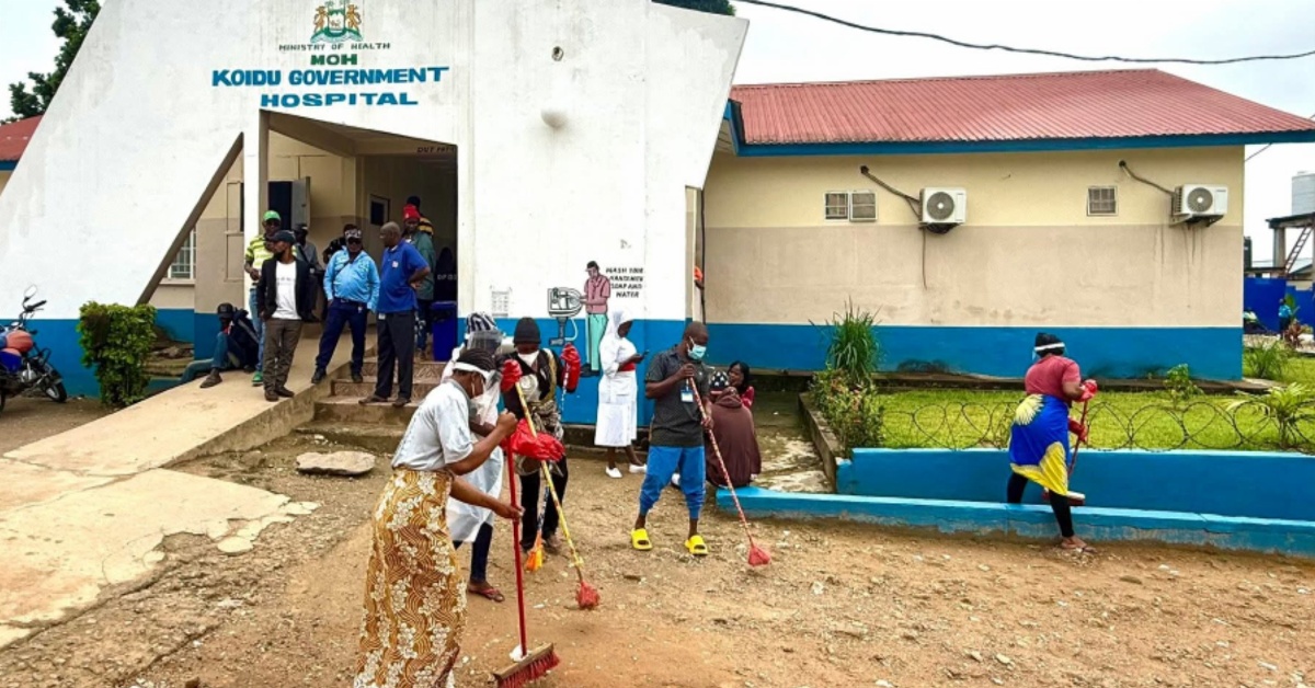 Health Ministry Launches Nationwide Monthly Cleaning Exercise in Health Facilities