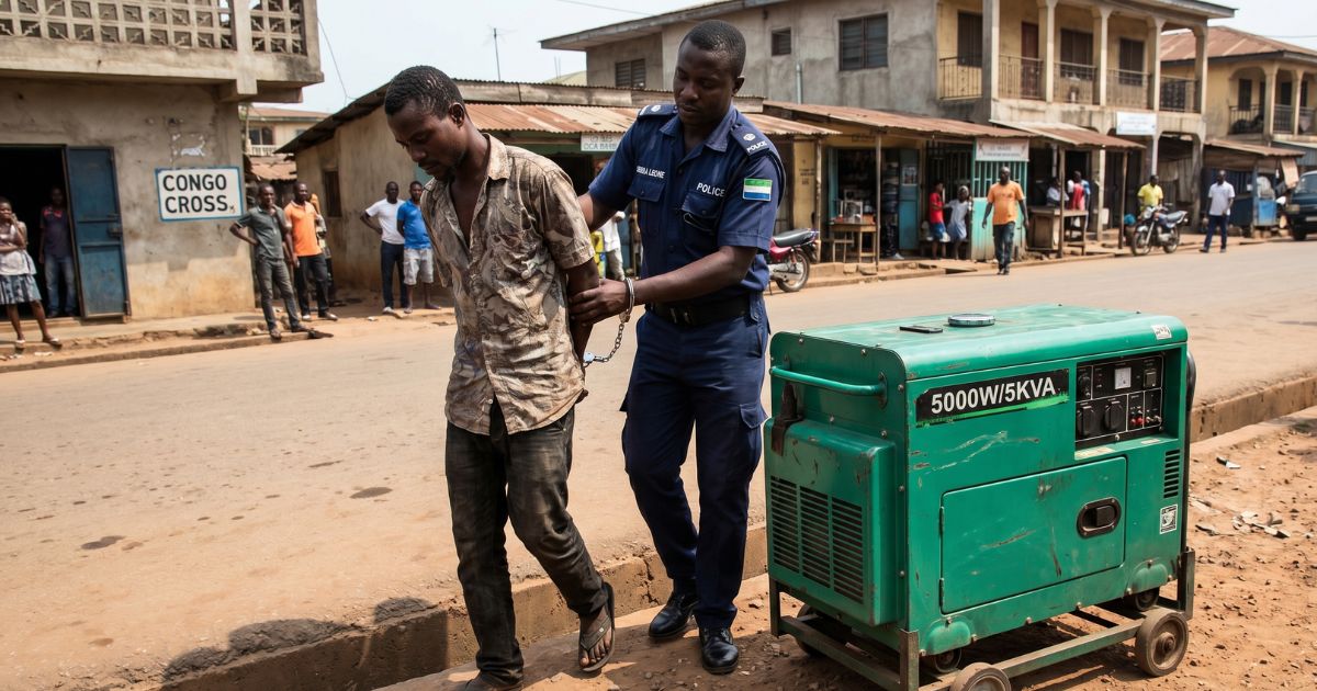 ’40 Months Imprisonment for Stealing Generator in Freetown’
