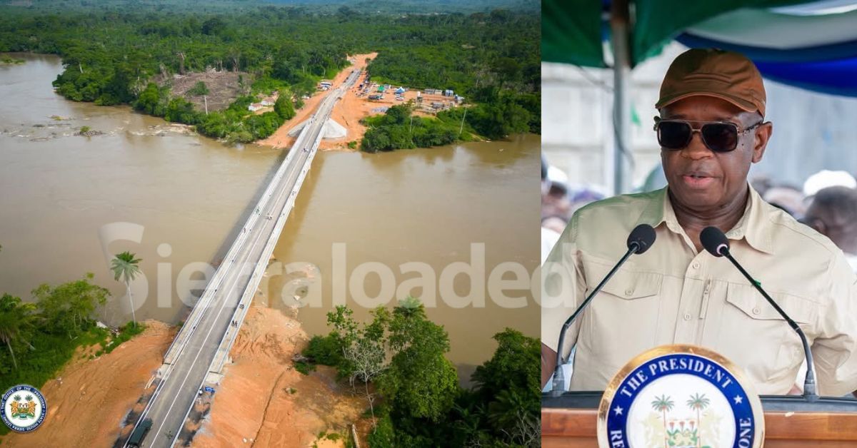 President Bio Commissions Manowa Bridge in Kailahun, Ends Ferry Crossings Across Moa River