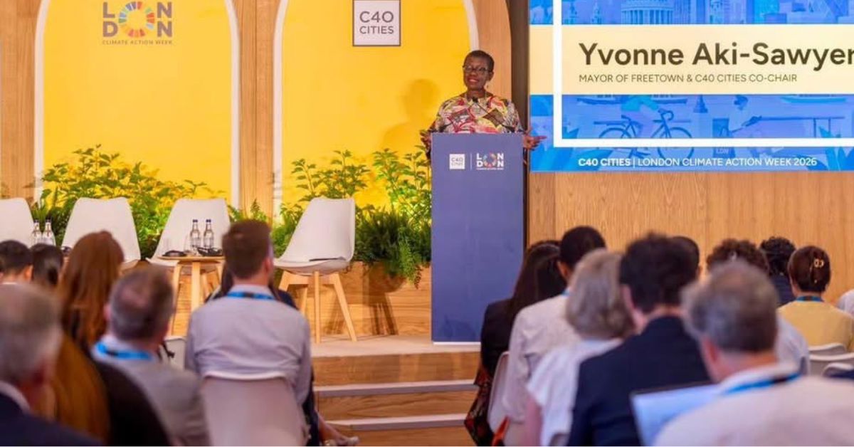 Mayor Aki-Sawyerr Promotes Freetown’s Climate Agenda on Global Stage in London