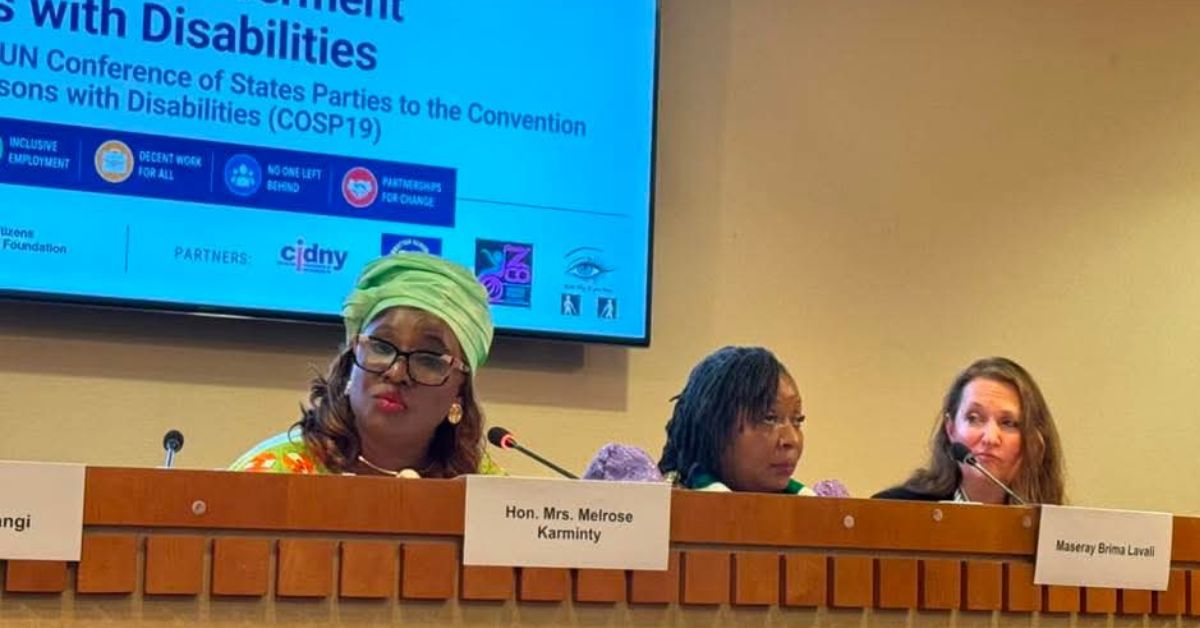 Sierra Leone Reaffirms Commitment to Disability Inclusion at UN Forum