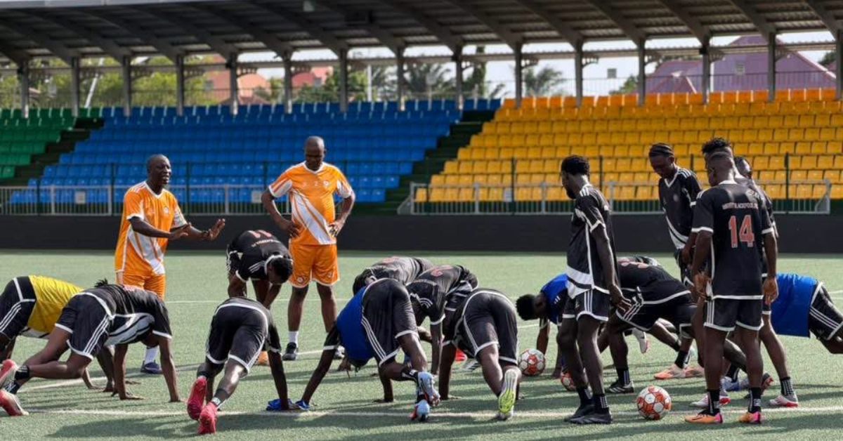 Mighty Blackpool FC Wraps Up Final Training for Orange FA Cup Final Clash With East End Lions