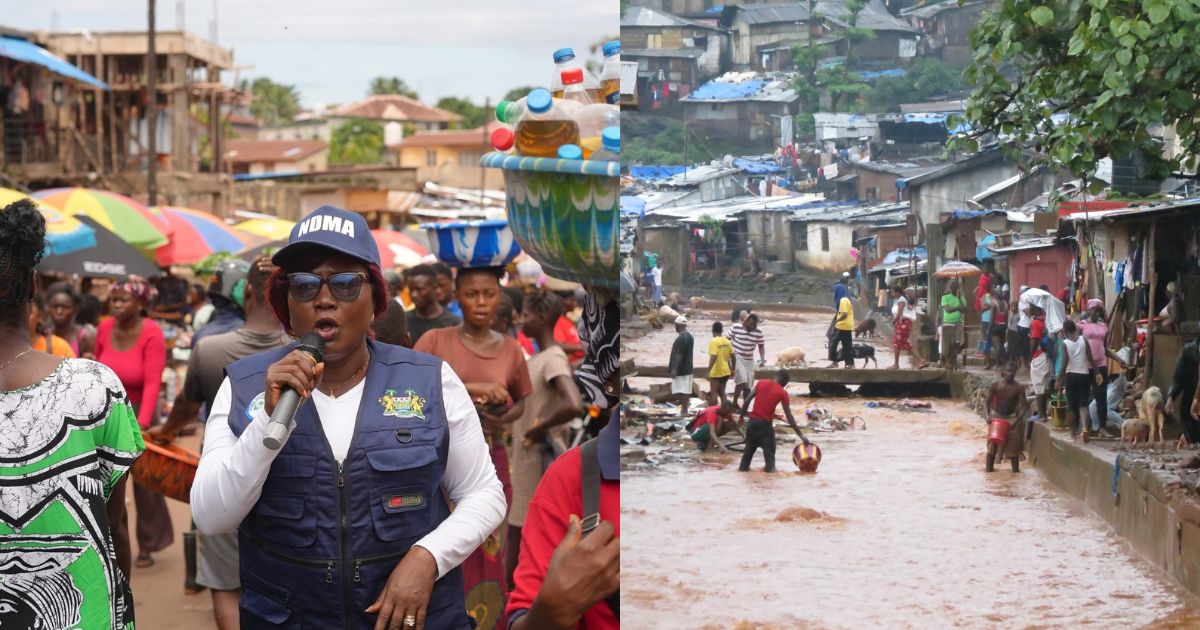 NDMA Takes Flood Prevention Messages to Western Freetown Communities