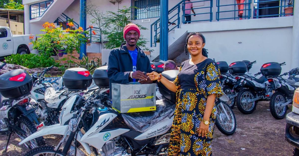 NPHA Hands Over 16 Motorbikes to Strengthen District Health Response