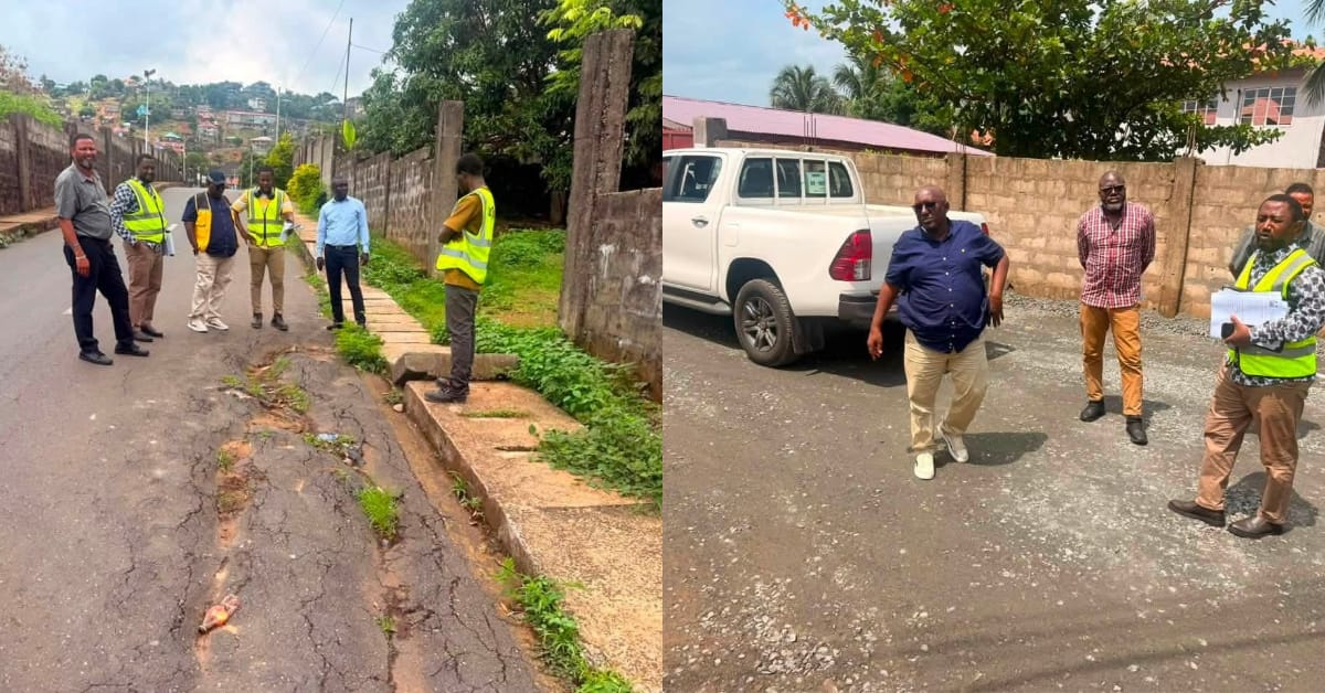NPPA and SLRA Conduct Joint Monitoring of Feeder Road Projects in Western Freetown