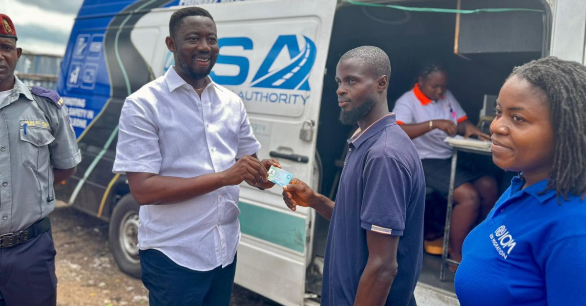 Government Issues Official Driving Licenses to 60 Returnees in Sierra Leone