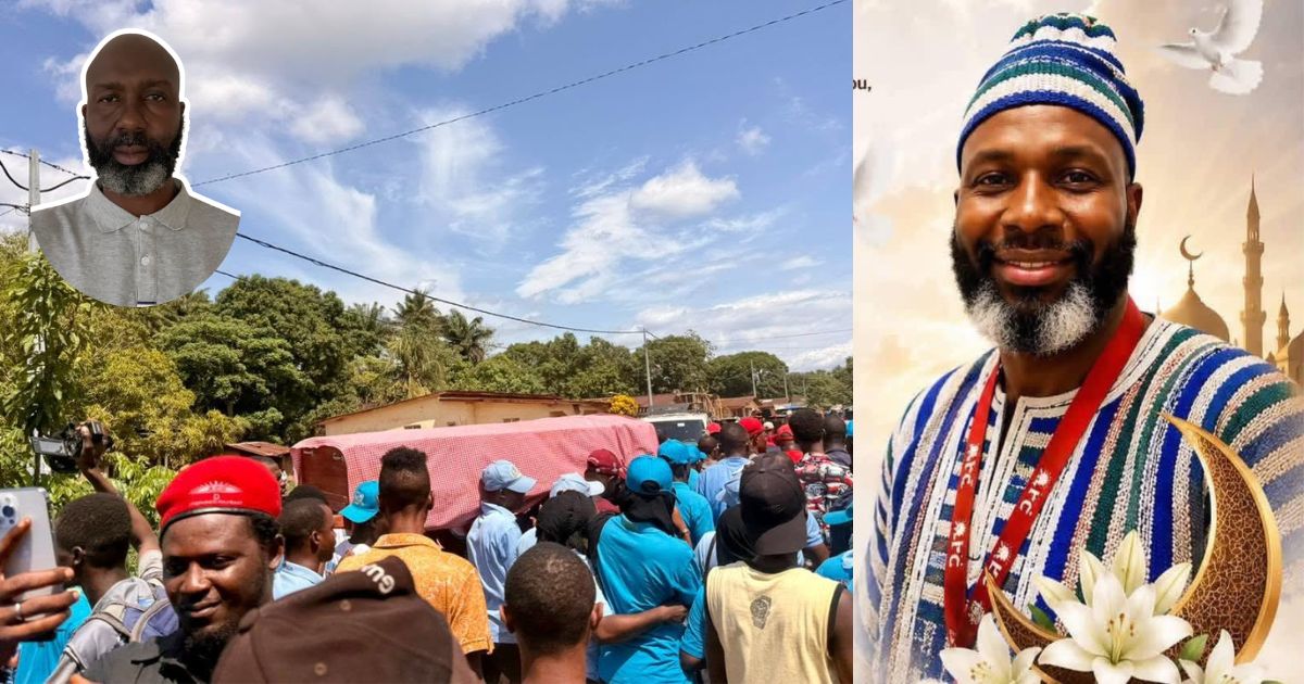Late APC Politician Abdul Rahman Omega Sesay Buried in Lungi After Tragic Death