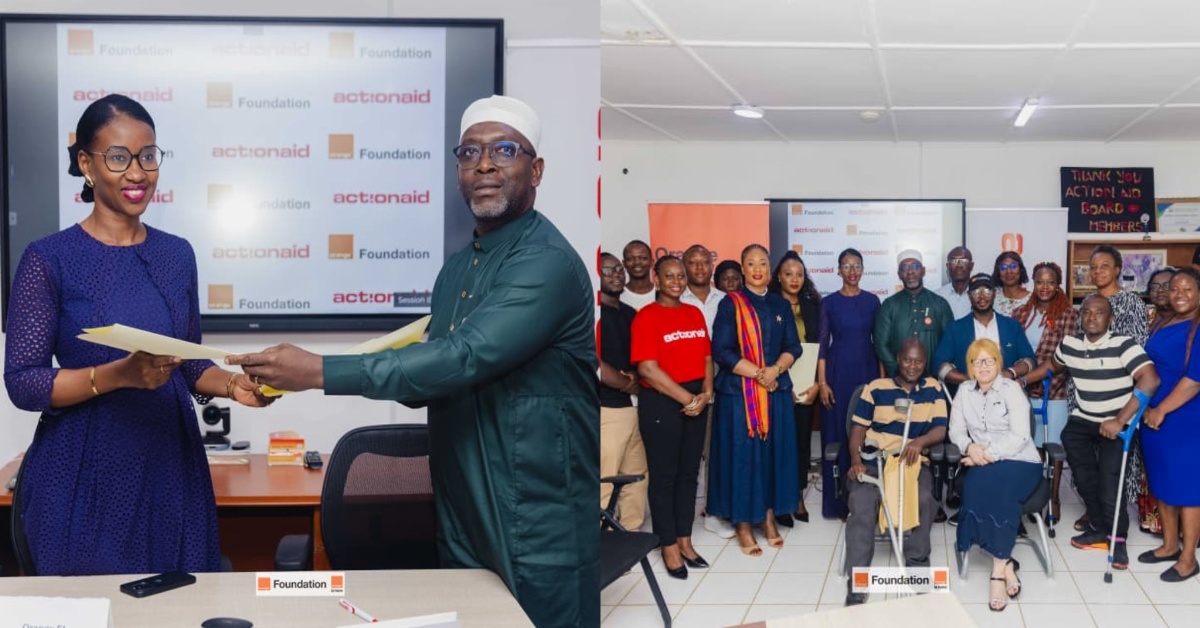 Bridging the Digital Divide: Orange Foundation, ActionAid Partner to Empower Persons with Disabilities