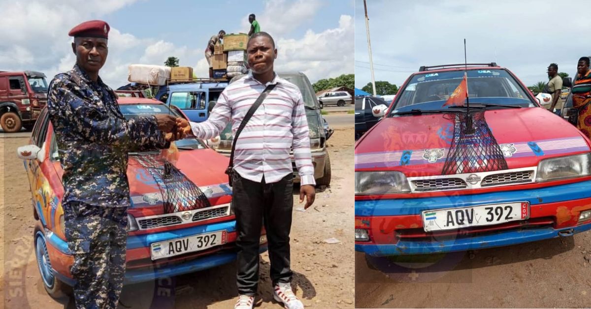 Police Trace and Recover Vehicle Missing for Over Three Weeks in Port Loko