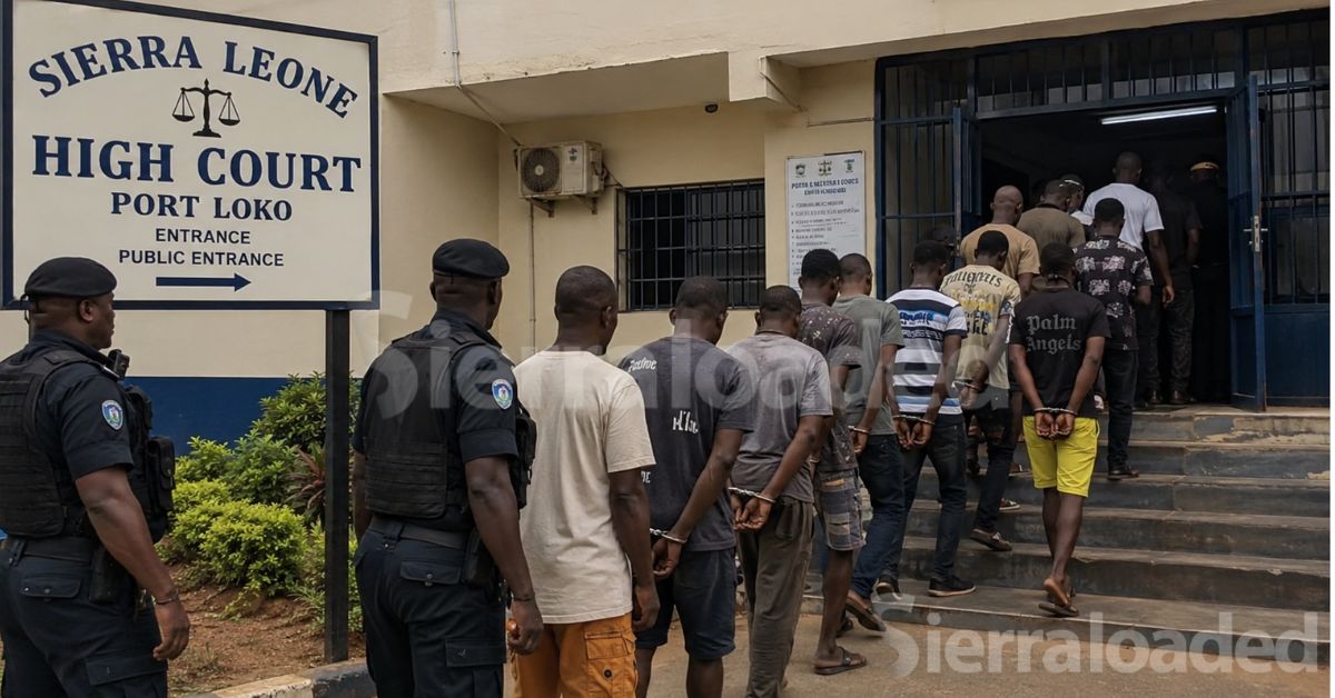 11 Suspects Face High Court in Port Loko Over Alleged Murder in Kambia