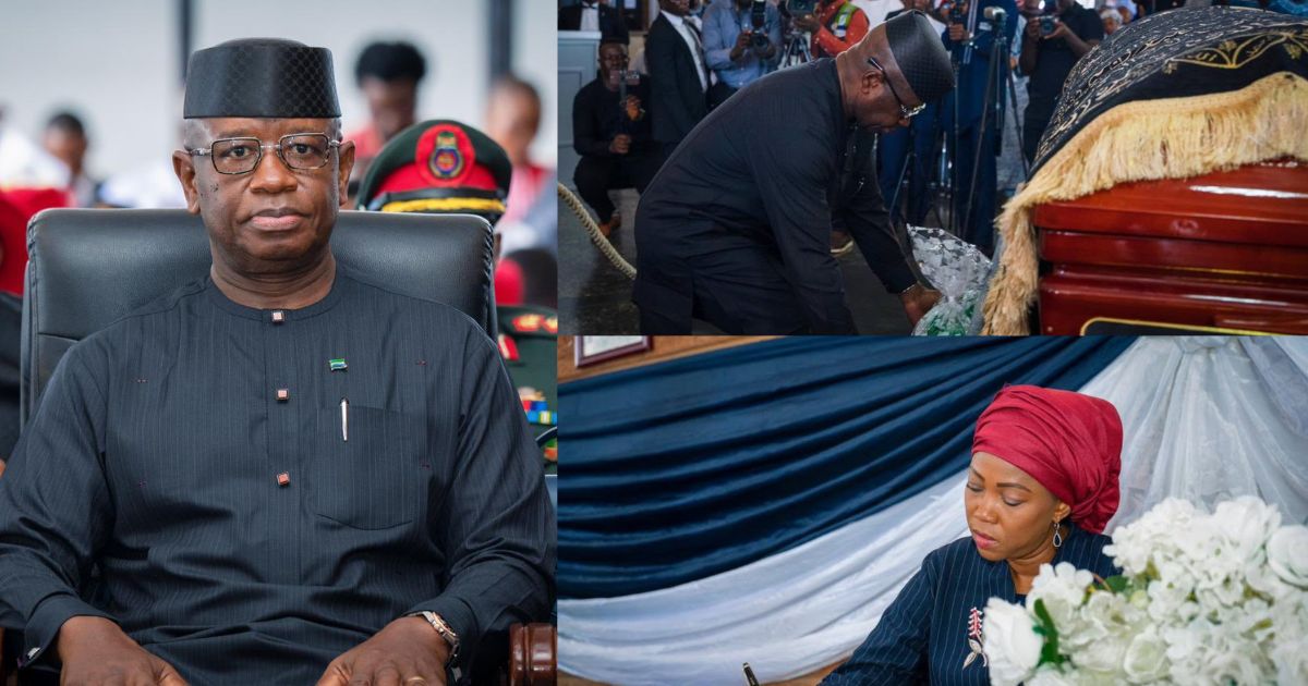 President Bio, First Lady Fatima Pays Tribute to Late APC Chairman Minkailu Mansaray in Parliament