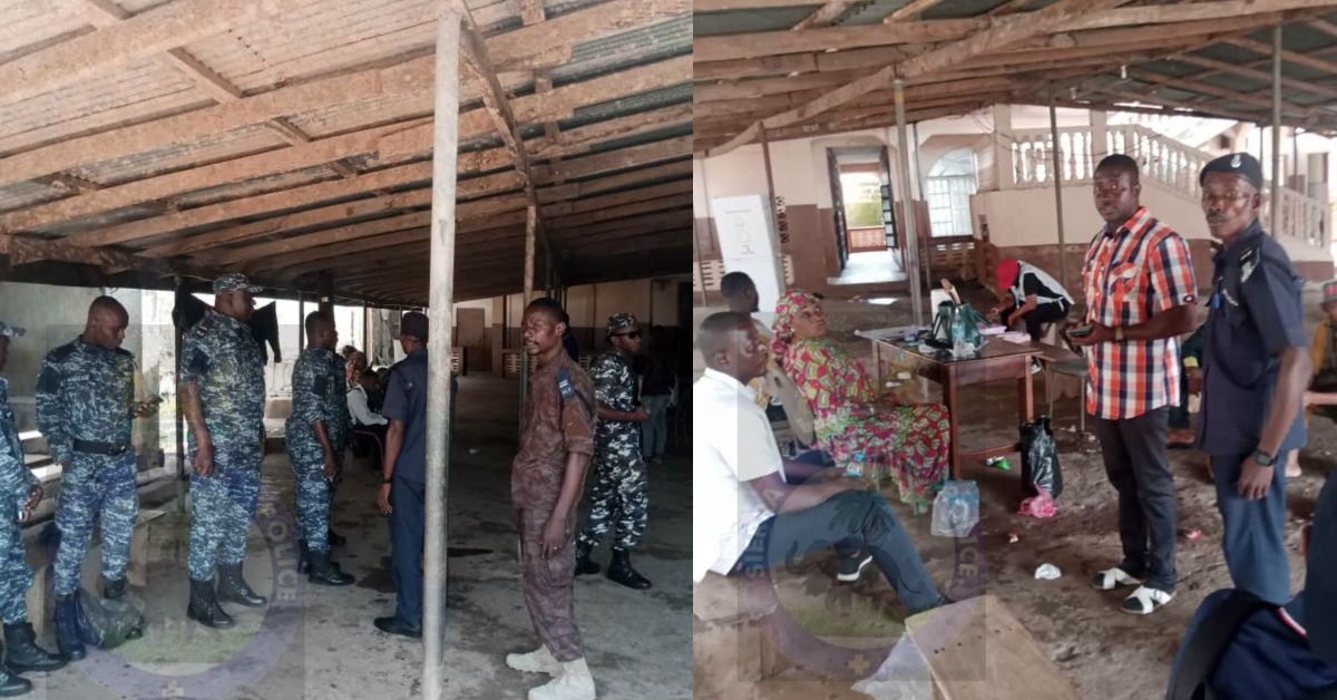 Sierra Leone Police Oversees Security for Guinea Elections in Freetown