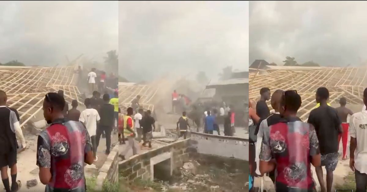 Several People Trapped as Building Collapses in Lungi