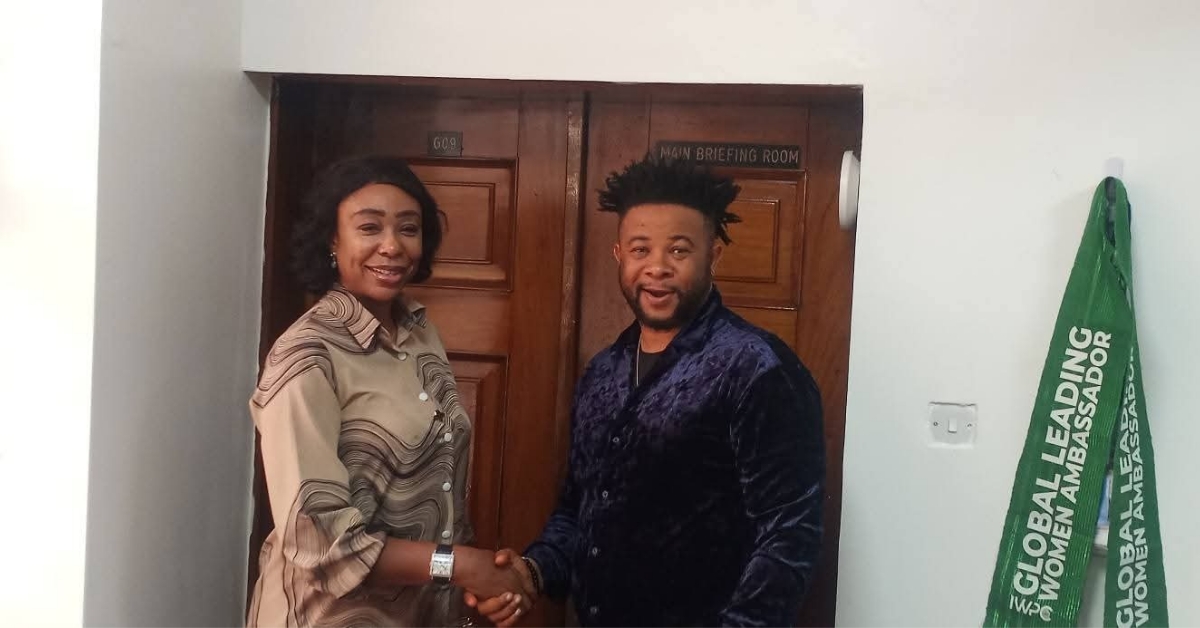 Peace Ambassador Shaddy Baby Pays Courtesy Call on ICPNC Leadership