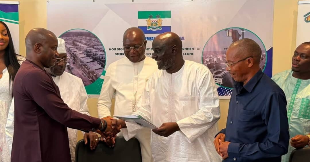 Sierra Leone and So Afri Loge Sign MoU to Provide Affordable Housing for Public Servants