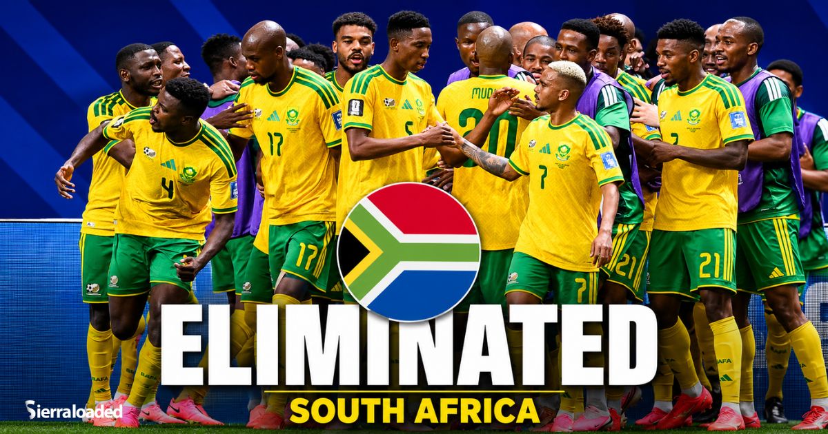 South Africa Eliminated from 2026 FIFA World Cup After Narrow Defeat to Canada