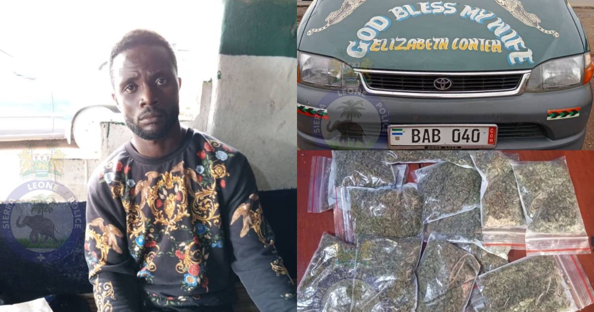 Joint Police And Army Operation Intercepts Suspect With 16 Packets of Suspected Kush at Mile 38