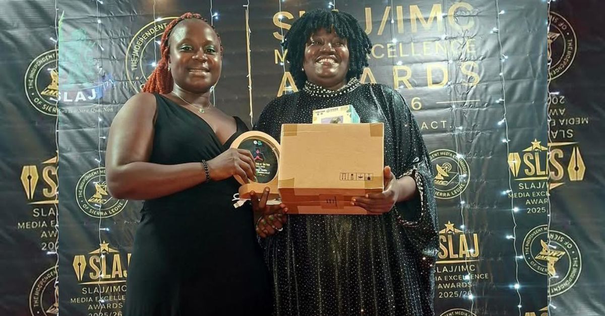 Veteran Reporter Yeanor Kabia Bags Journalist of the Year at 2025/26 IMC/SLAJ Awards