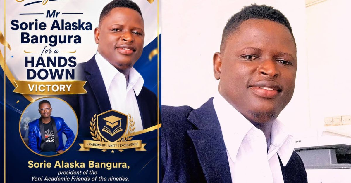 Sorie Alaska Bangura Elected President of Yoni Academic Friends of the 90s