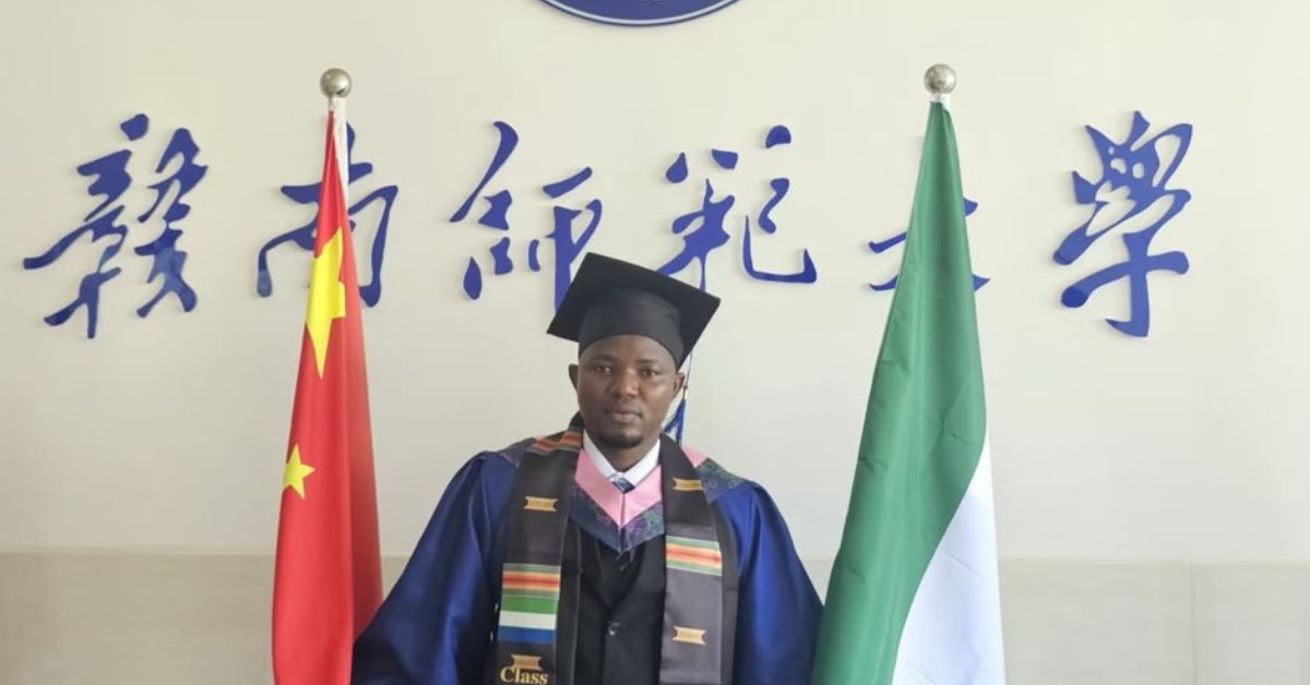 Young Sierra Leonean Scholar Delivers Graduation Speech in Fluent Chinese