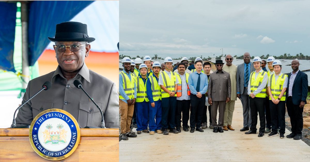 President Bio Commissions Major Solar Energy Projects to Boost National Power Supply