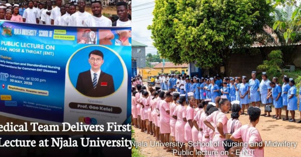 China Medical Team Delivers First Public Academic Lecture at Njala University