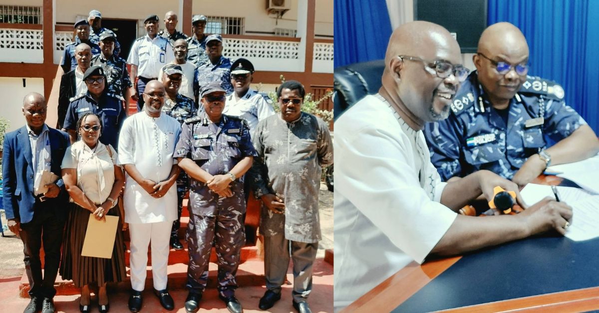 COMAHS, Sierra Leone Police Sign Agreement on Student Clinical Training