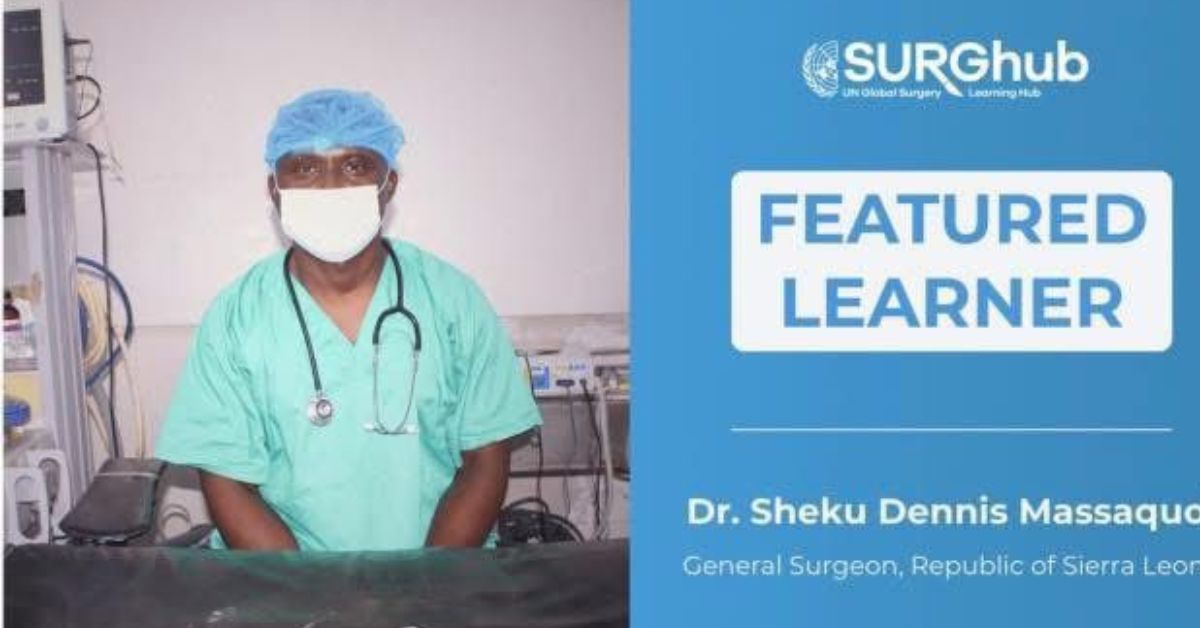 Sierra Leonean Surgeon Dr. Sheku Dennis Massaquoi Earns Global Recognition for Healthcare Innovation