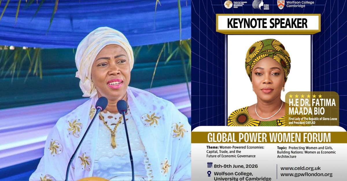 First Lady Fatima Bio to Deliver Keynote Address at Global Power Women Forum 2026