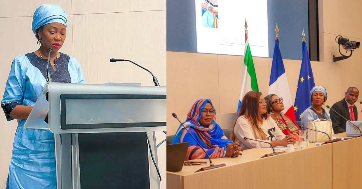 First Lady Fatima Bio Champions Girls’ Education at International Women Leaders Forum in Paris