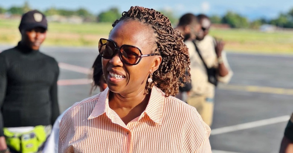 First Lady Fatima Bio Returns to Freetown After UCLA Graduation