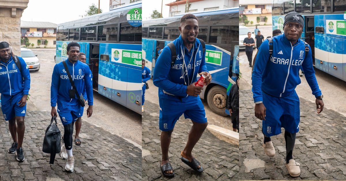 Leone Stars Arrive in Monrovia for Return Friendly Against Liberia