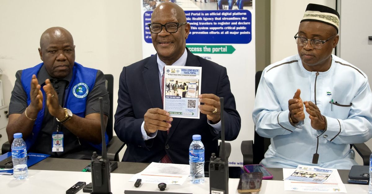 Government Launches Health Travel Portal for Passengers at Freetown Airport