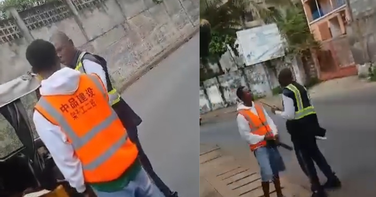 Heated Argument: Traffic Police Filmed Slapping Keke Driver