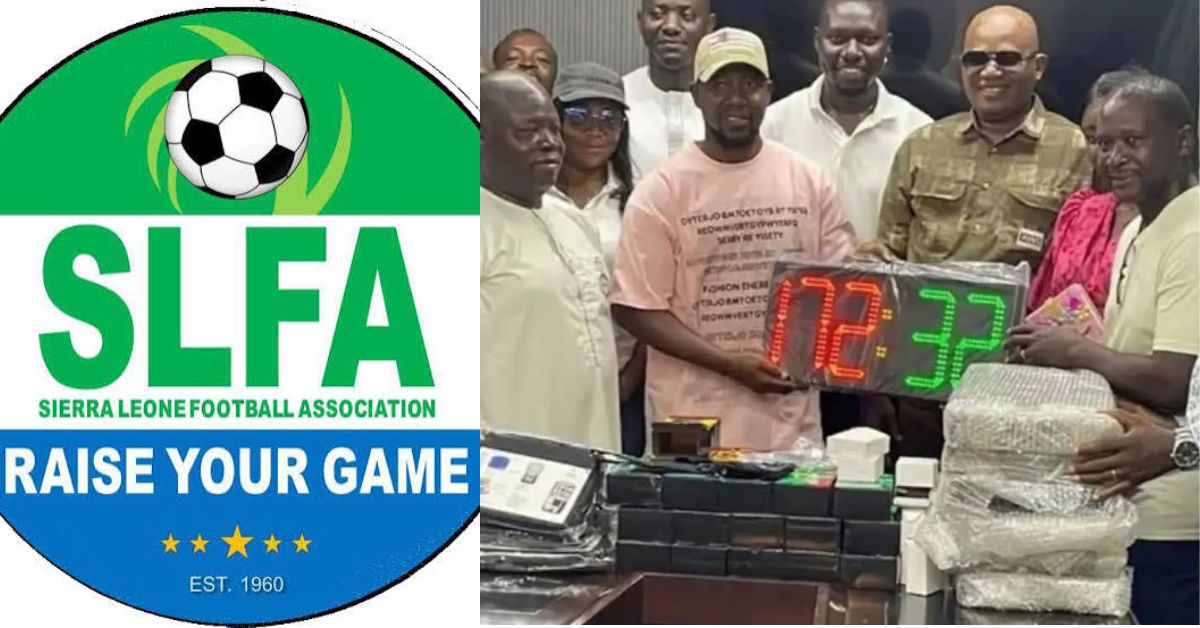 SLFA Donates Modern Equipment to Referees’ Association