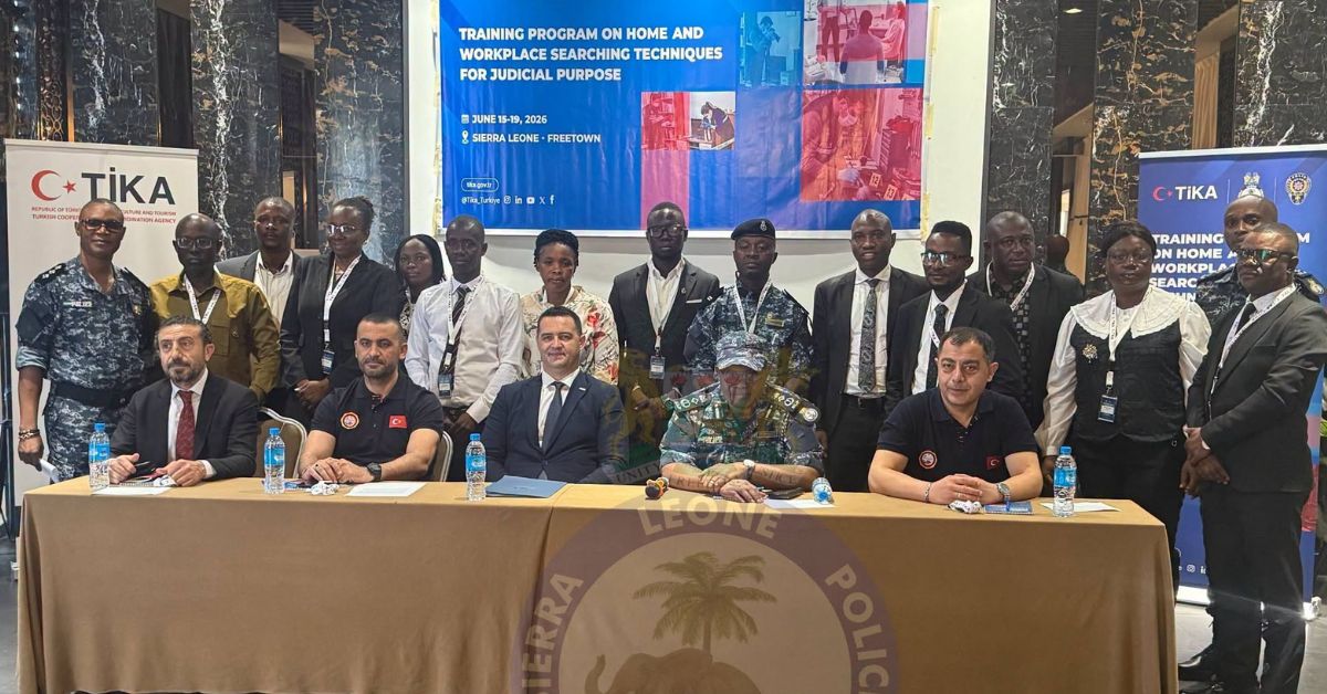 Turkish Team Engages Sierra Leone Police Leadership, Launches Specialised Training