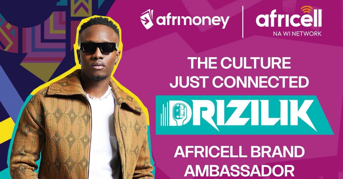 Sierra Leonean Music Star Drizilik Joins Africell as Brand Ambassador