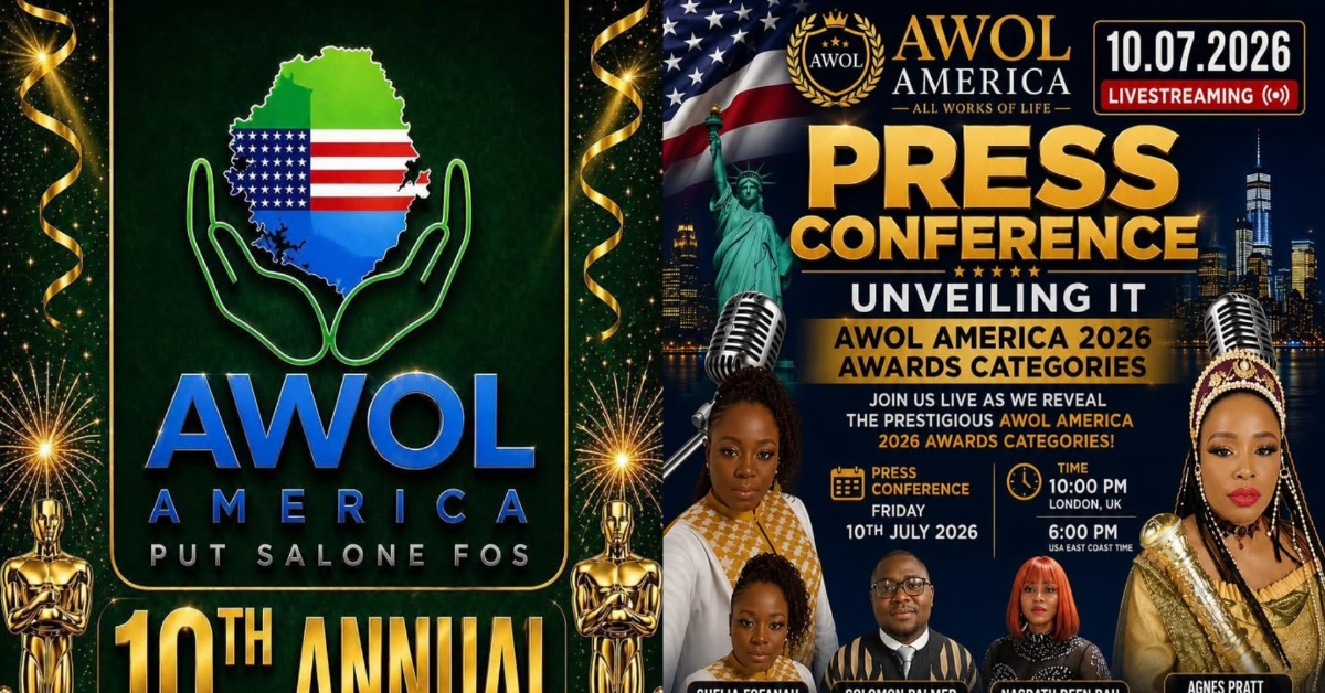AWOL America to Unveil 2026 Awards Categories at Live Press Conference