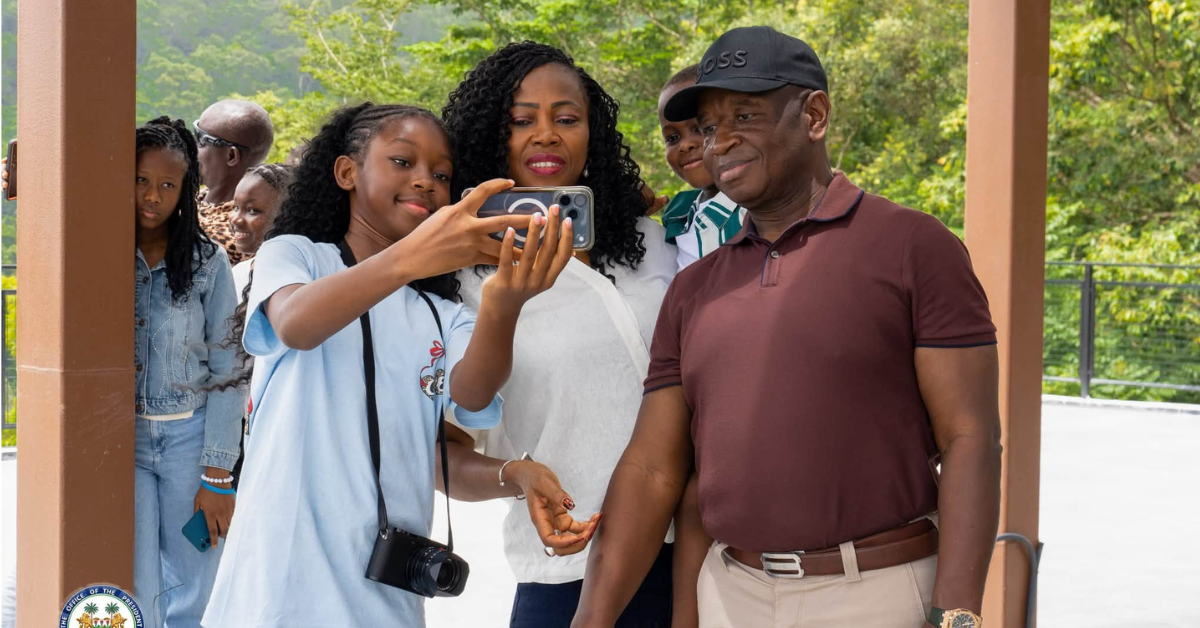 Bio, Fatima Take Family Day Trip to Leicester Peak