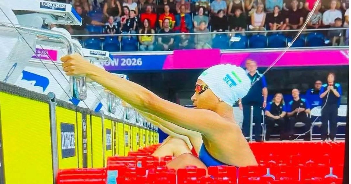 Halle Harris Makes History as First Sierra Leonean Swimmer to Reach Commonwealth Games Semifinal