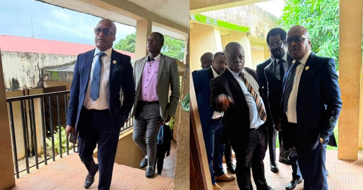 Chief Justice Kamanda Inspects Ongoing Construction of First Sexual Offences Model Court in Kenema