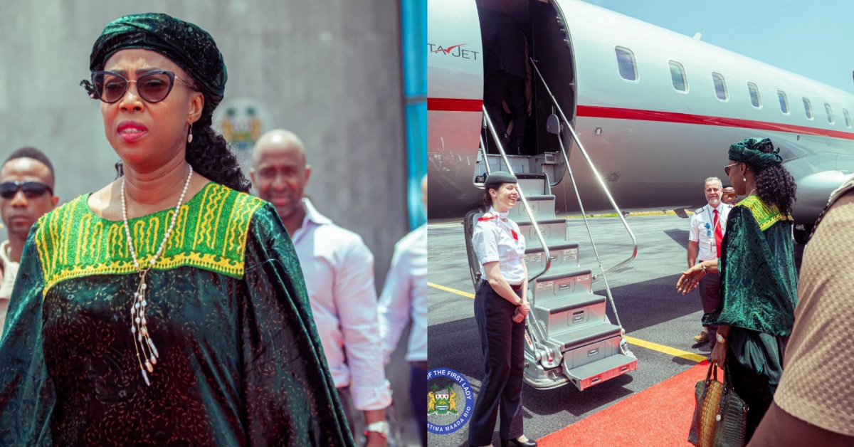 First Lady Fatima Bio Departs for Angola to Join Continental Women’s Resilience Campaign
