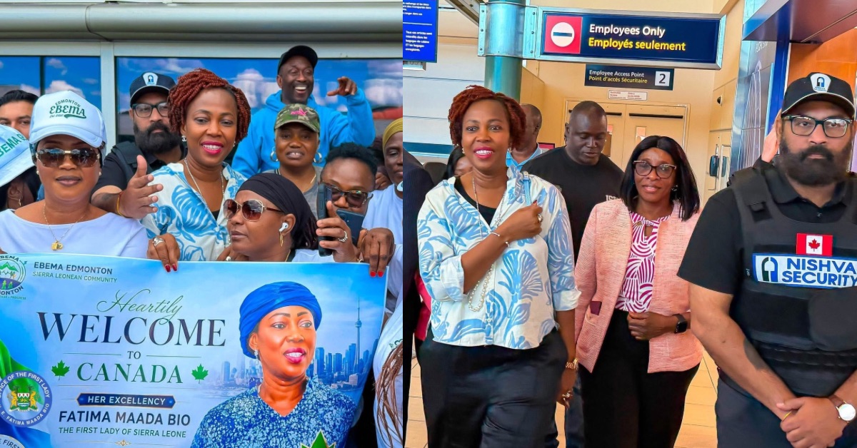 First Lady Fatima Bio Arrives in Canada for Trade, Investment and Diplomatic Engagements