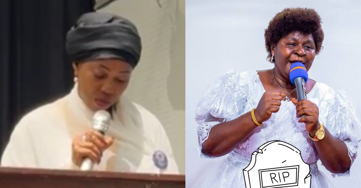 Fatima Maada Bio Honours Late Rev. Prophetess Brandon at Laying-Out Ceremony in Freetown