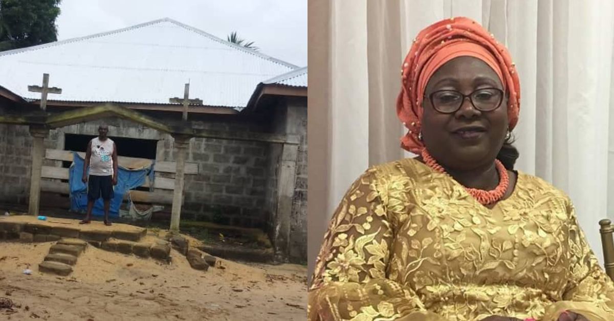 MP Hawa Kallon Supports Church Rehabilitation With Building Materials Donation