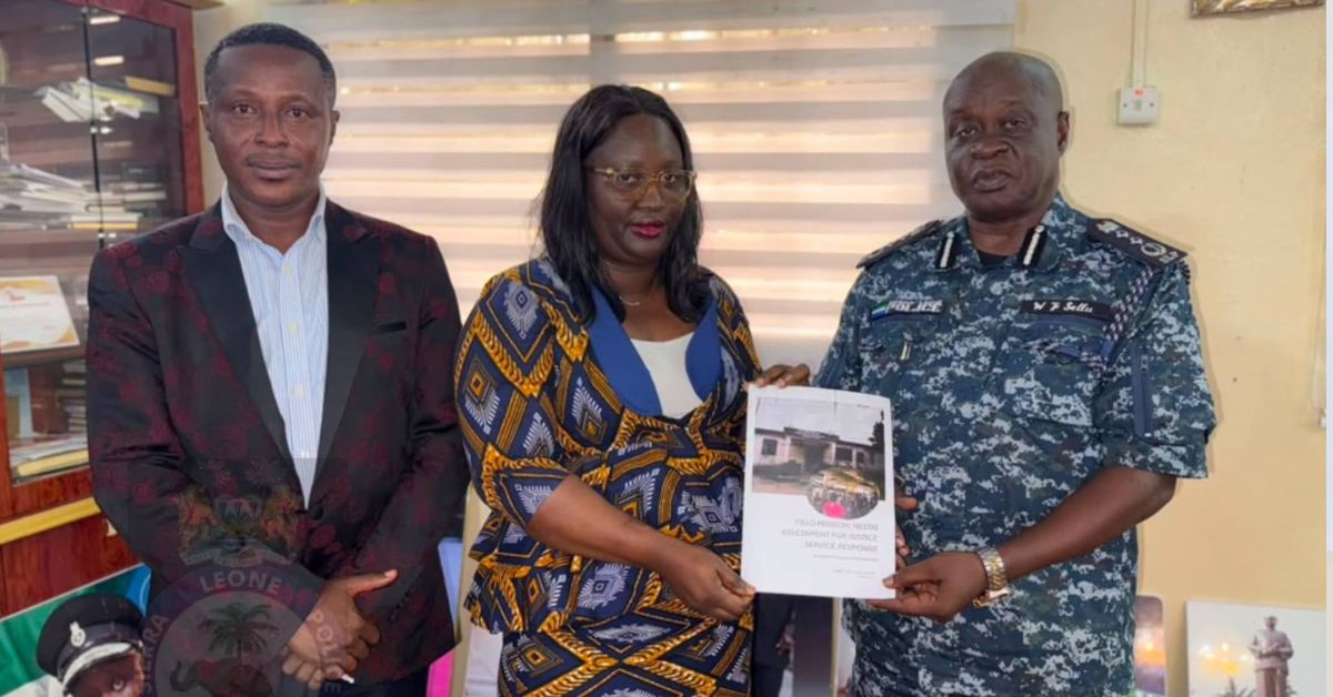 UNDP Presents FSU Capacity Gap Report to Inspector General of Police