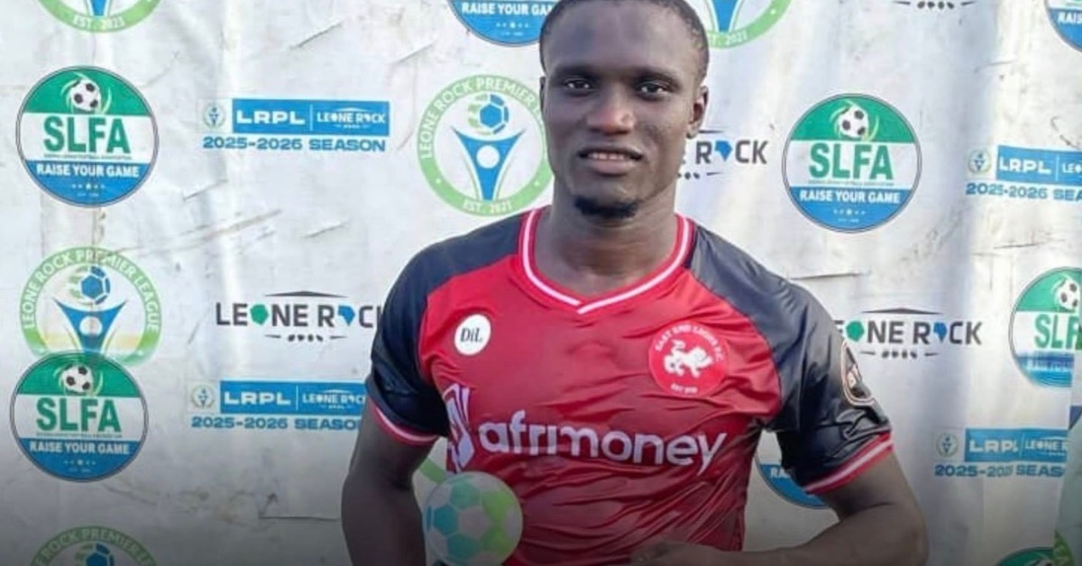 East End Lions’ Sulaiman Kargbo Wins Leone Rock Premier League Golden Boot