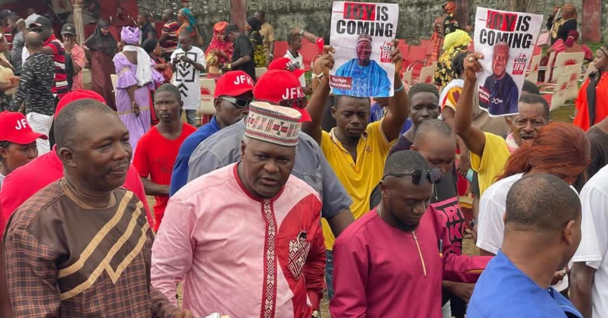 Joseph Fitzgerald Kamara Intensifies Constituency Tour Ahead of APC Party Elections