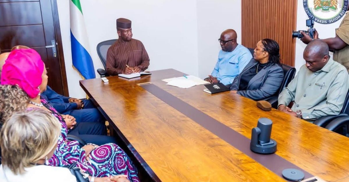 President Maada Bio Hosts Chamber of Commerce, Reaffirms Support for Private Sector Growth